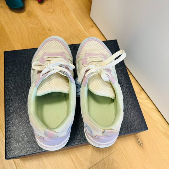 Sandro Pastel Flame Sneakers, Size 8 - Picture 5 of 8